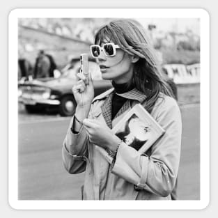 Tres Chic Françoise Hardy Sticker